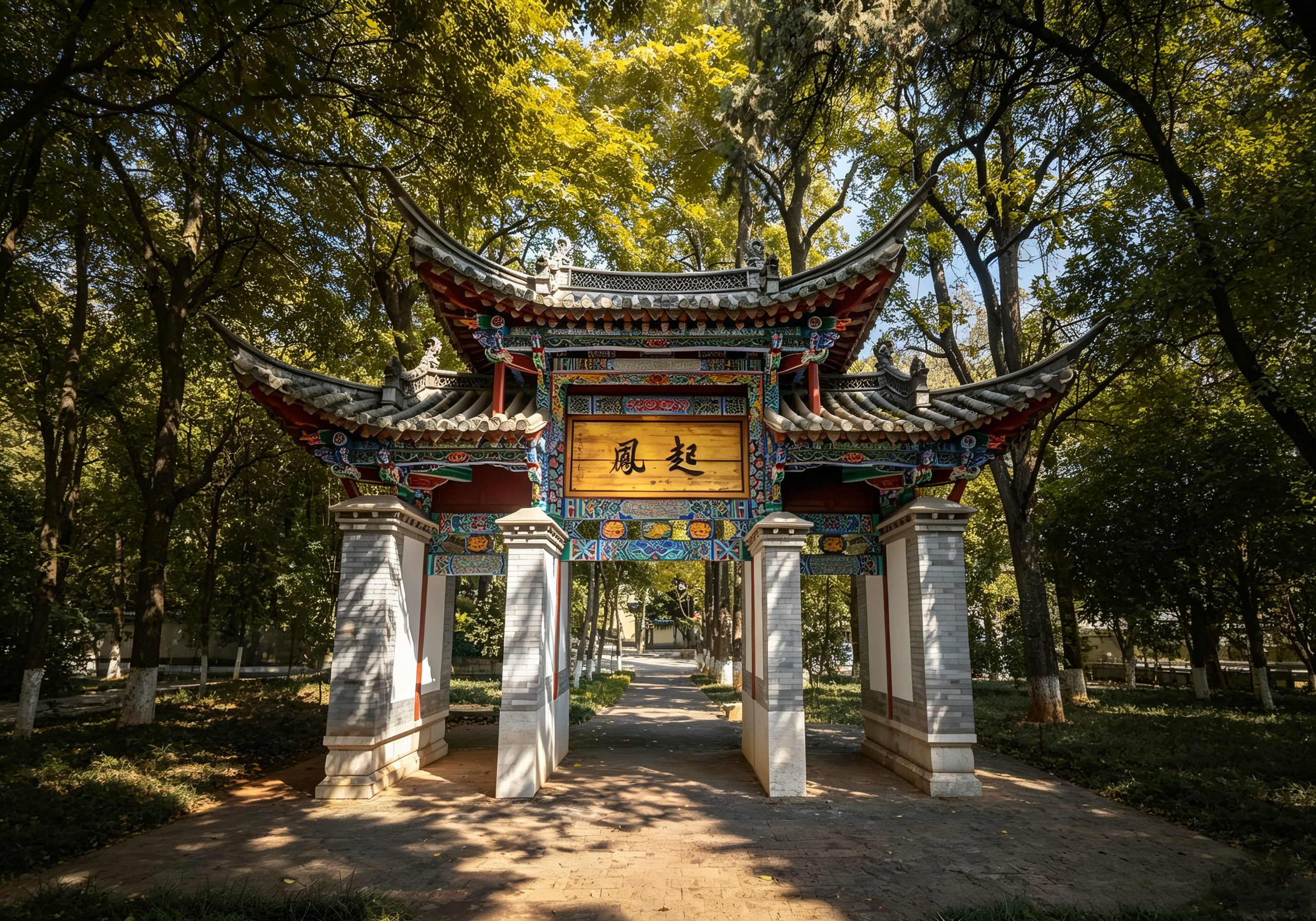 云南大学东陆校区历史建筑与校园景观